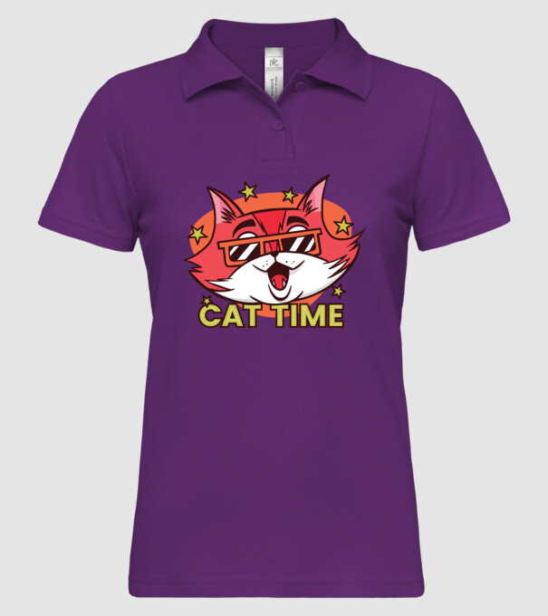 Cat Time Momentul pisicii model mentă pe tricou