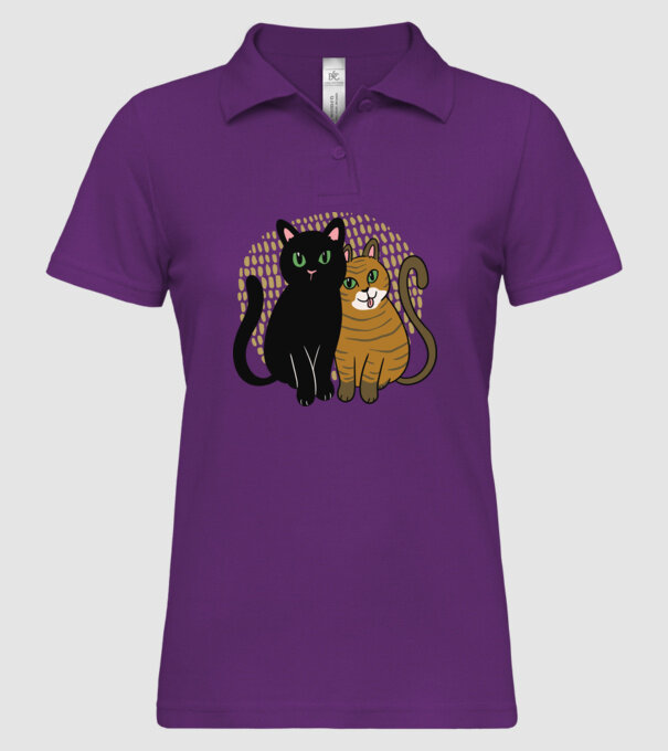 Pisicuțe ghemuite model mentă pe tricou