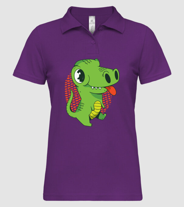 Dinozaur drăguț model mentă pe tricou