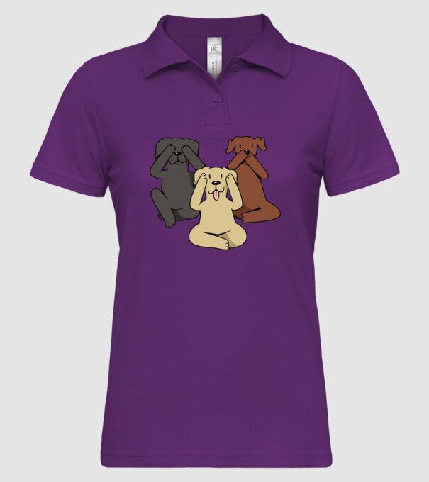 Câini drăguți model mentă pe tricou