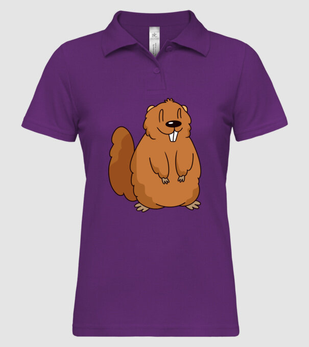 Marmotă drăguță model mentă pe tricou