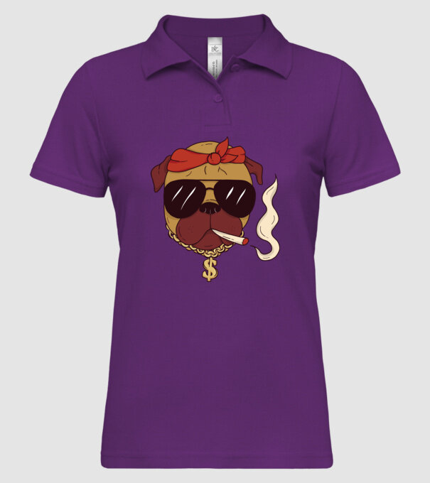Rapper Gangster Mops model mentă pe tricou