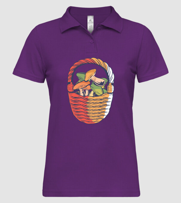 Ciuperci model mentă pe tricou