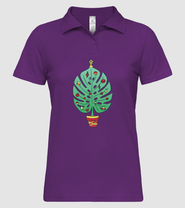 Palmier de Crăciun model mentă pe tricou