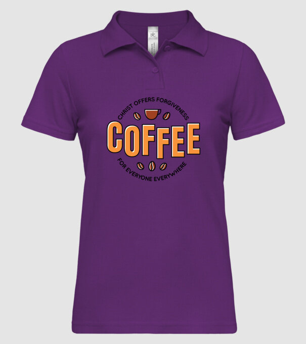 Cafea Iertare model mentă pe tricou
