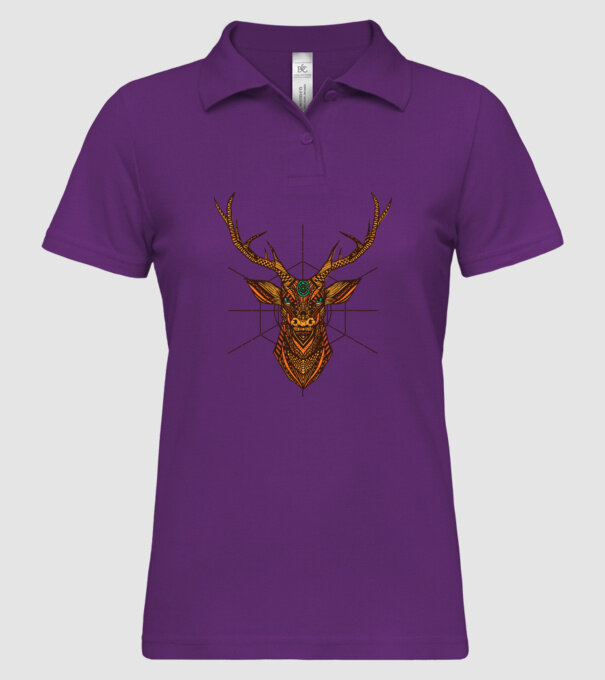 Mandala Cerb model mentă pe tricou