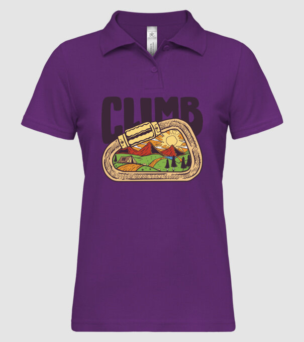 Carabină Alpinist model mentă pe tricou