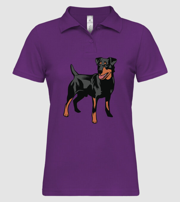 Câine de vânătoare german Terrier model mentă pe tricou