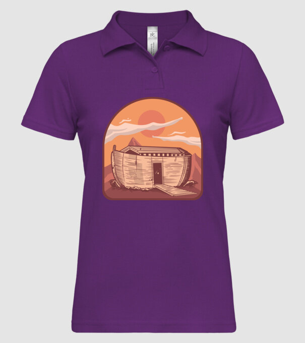 Arca lui Noe model mentă pe tricou
