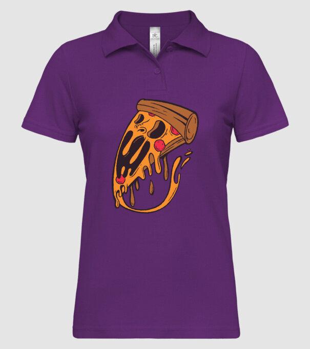 Pizza Horror model mentă pe tricou