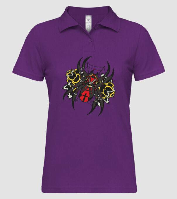 Păianjen model mentă pe tricou