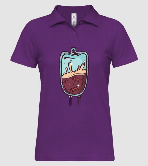 Porter Infuzie model mentă pe tricou