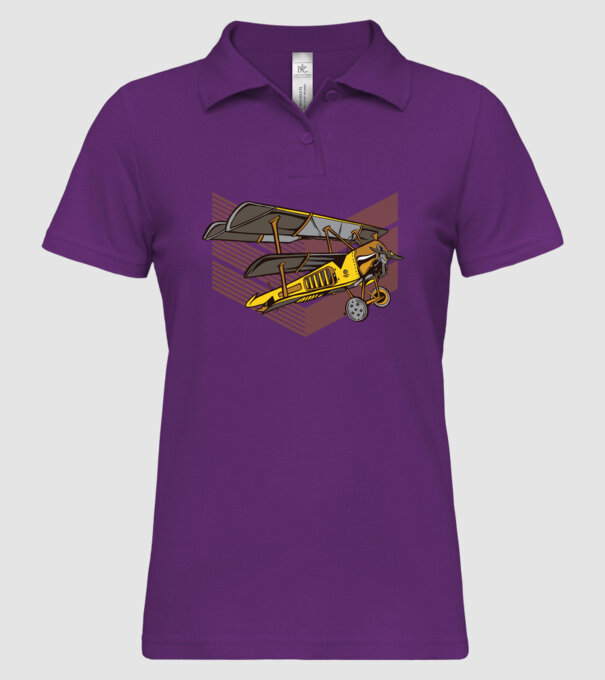 Avion cu elice model mentă pe tricou