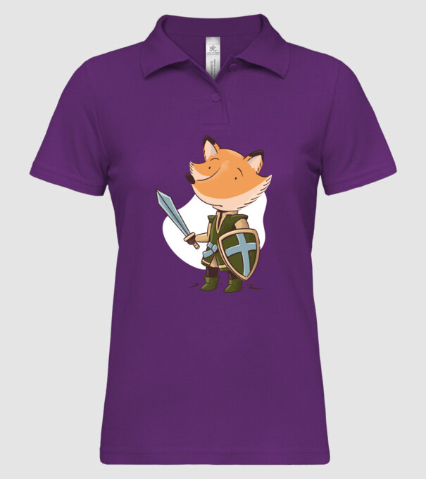 Vulpe Cavaler model mentă pe tricou