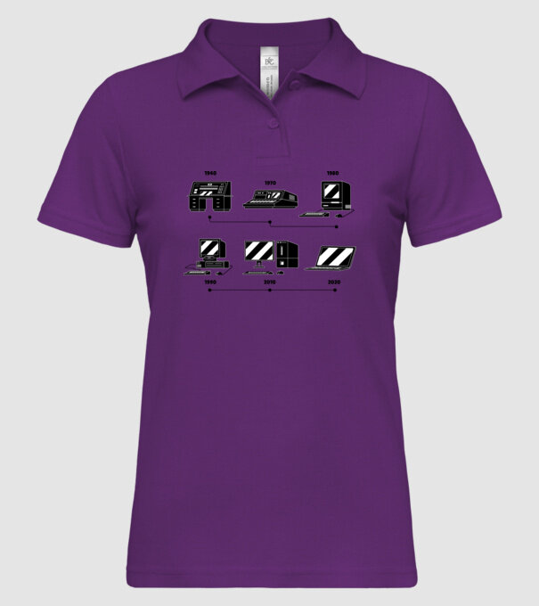 Evoluție Computer model mentă pe tricou