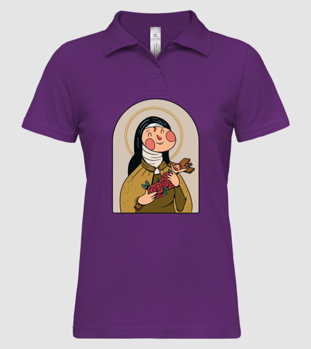Sfânta Tereza model mentă pe tricou