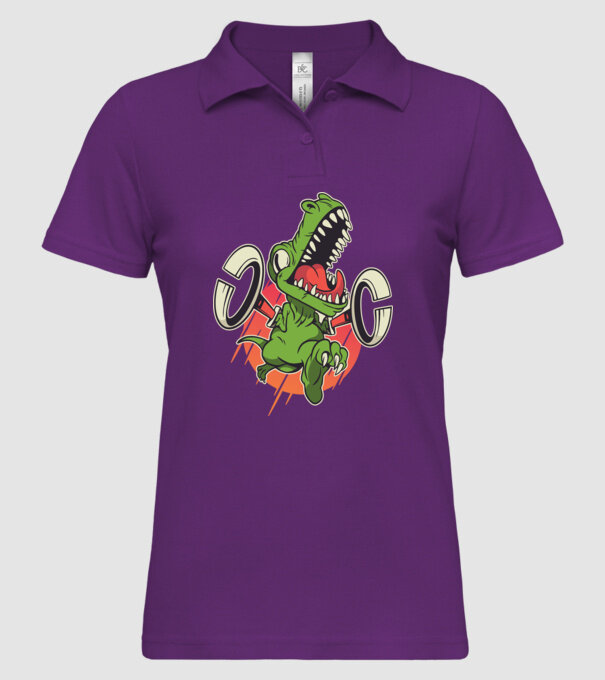 Dinozaur T-rex model mentă pe tricou