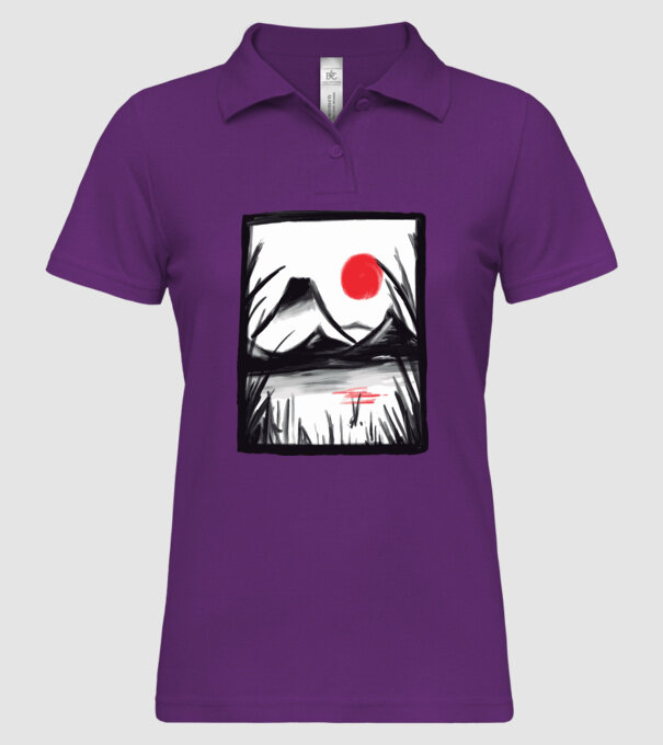 Peisaj Pictură model mentă pe tricou