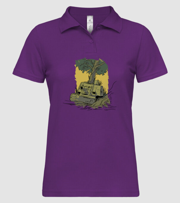 Tanc Copac model mentă pe tricou