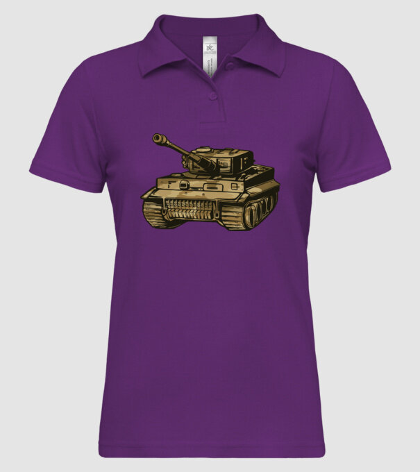 Tanc Mașină de luptă model mentă pe tricou