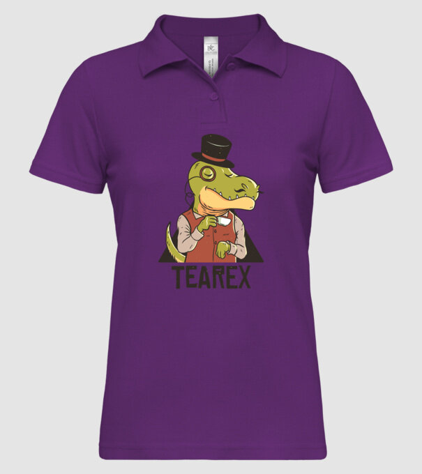 Tea Rex dinozaur cu ceai model mentă pe tricou