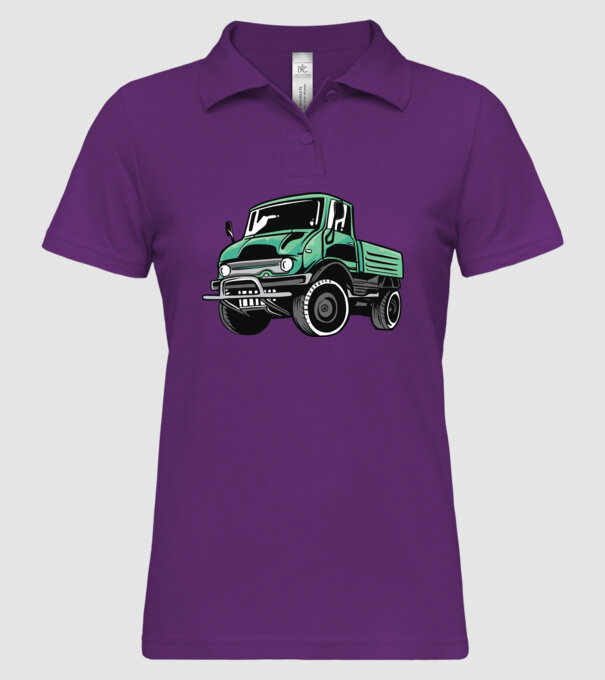 Camion model mentă pe tricou