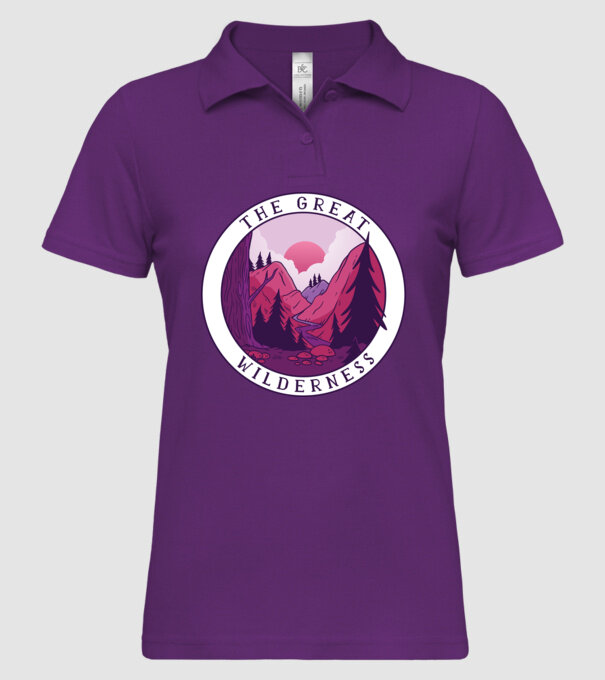 The Great Wilderness model mentă pe tricou