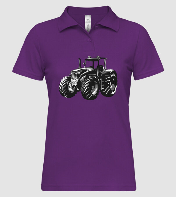 Tractor model mentă pe tricou