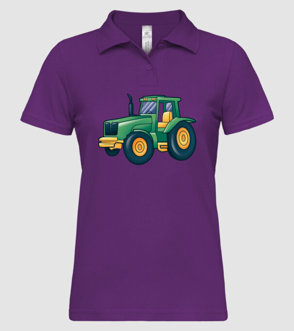 Desen Tractor model mentă pe tricou