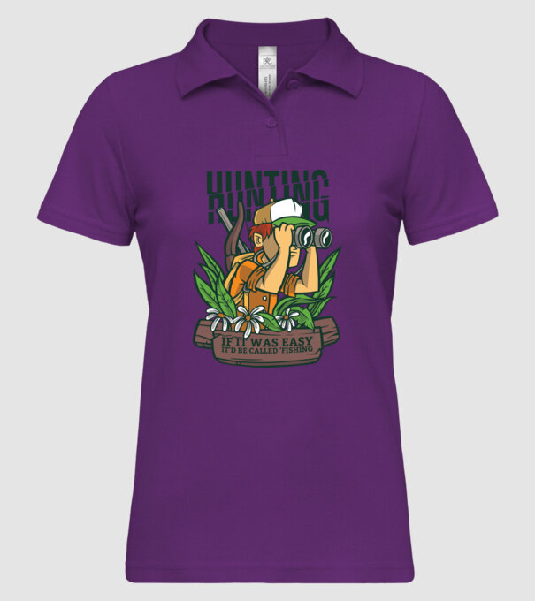 Vânătoarea, dacă ar fi ușoară, s-ar fi numit Pescuit model mentă pe tricou