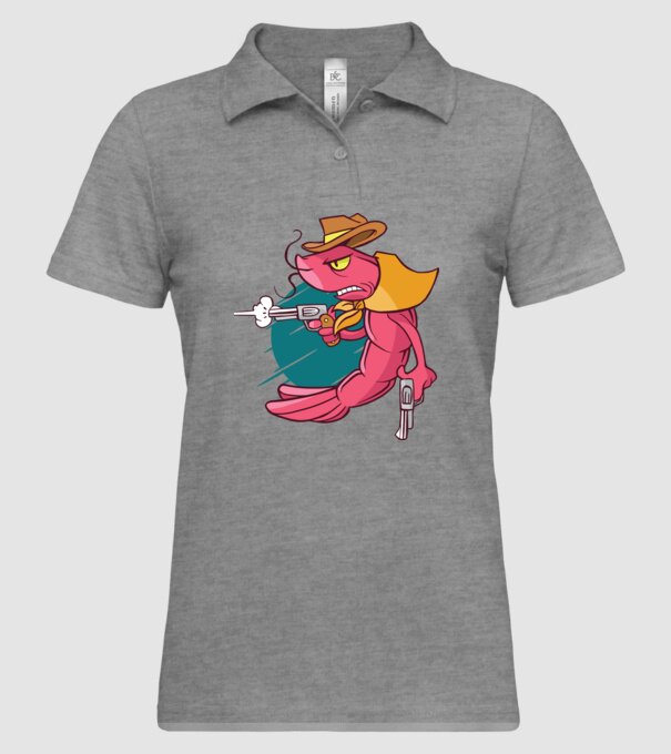 Rac înarmat model gri pe tricou