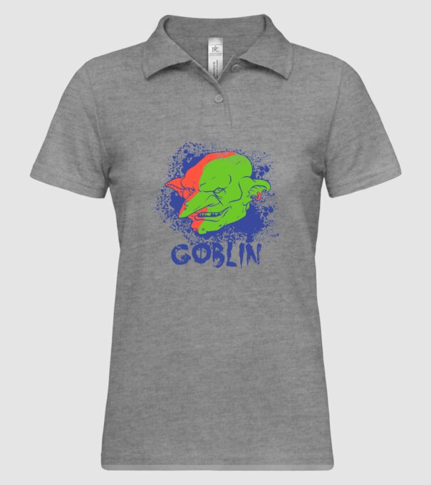 Goblin model gri pe tricou