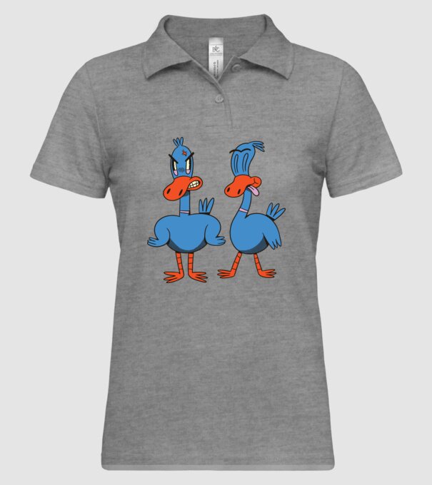 Rațe model gri pe tricou