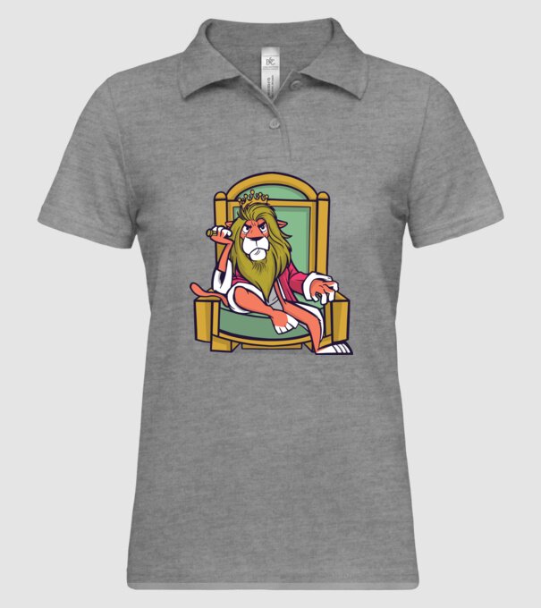 Lion King model gri pe tricou