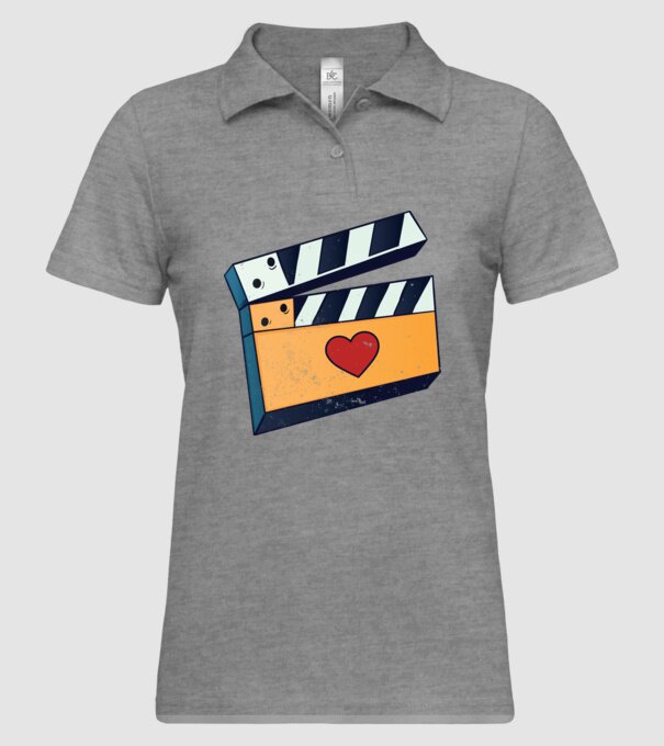 Cinema Film model gri pe tricou