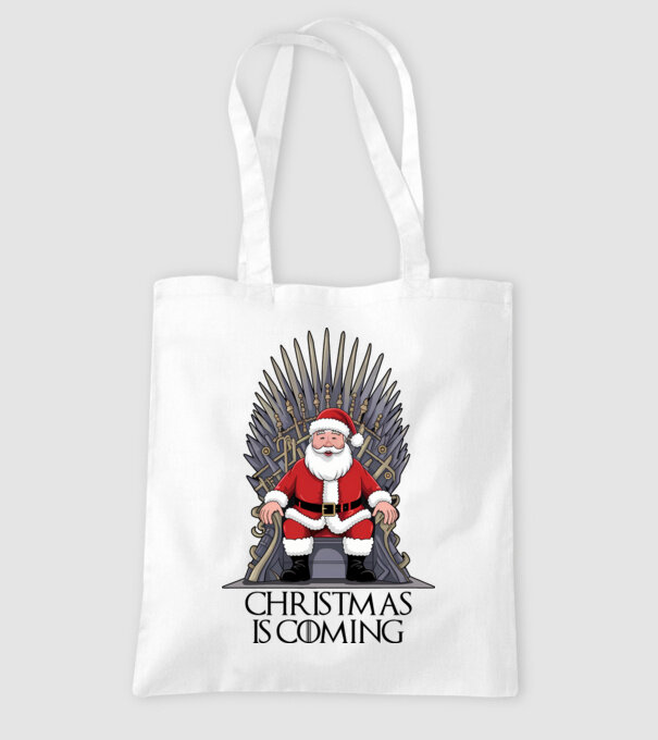 Christmas is Coming Alb model alb pe tricou