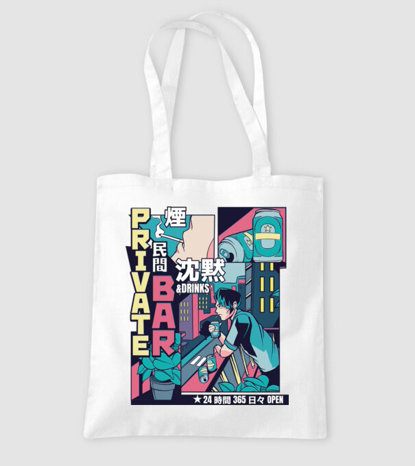Anime Vaporwave benzi desenate model alb pe tricou