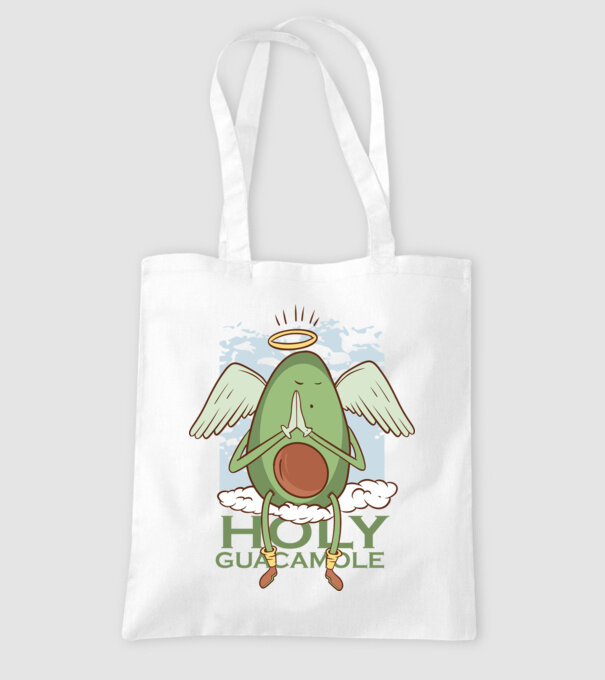 Rai avocado model alb pe tricou