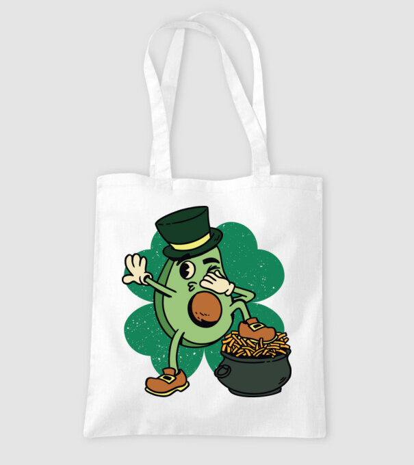 Avocado St. Patrick DAB model alb pe tricou