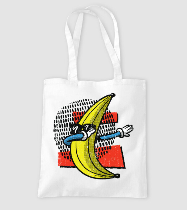 Banană DAB model alb pe tricou