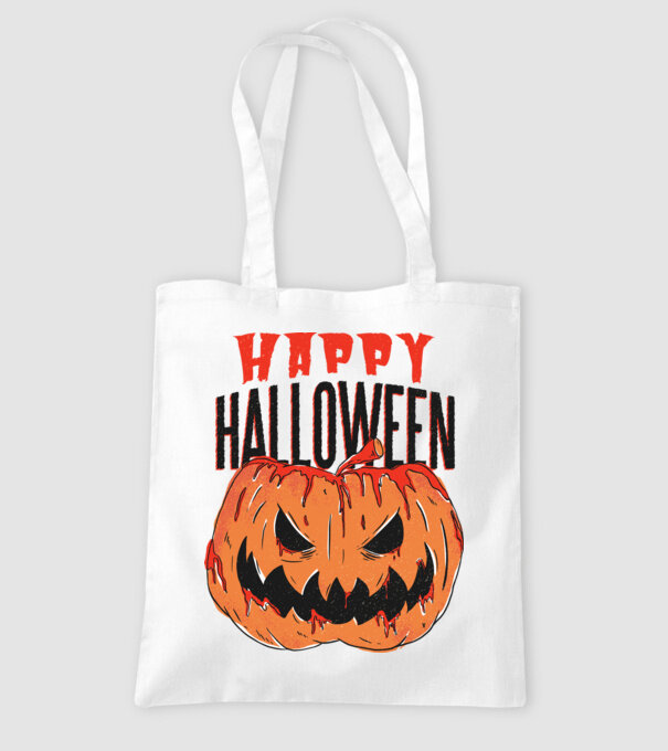 Happy Halloween Pumpkin model alb pe tricou