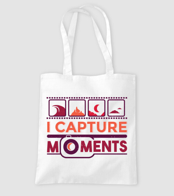 Prind momentele - Fotograf model alb pe tricou