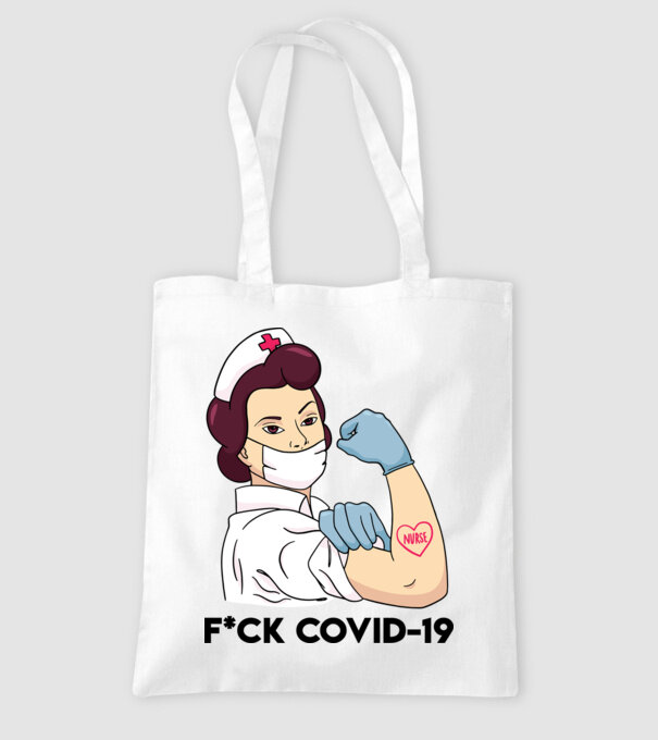 FCK Covid-19 Coronavirus model alb pe tricou