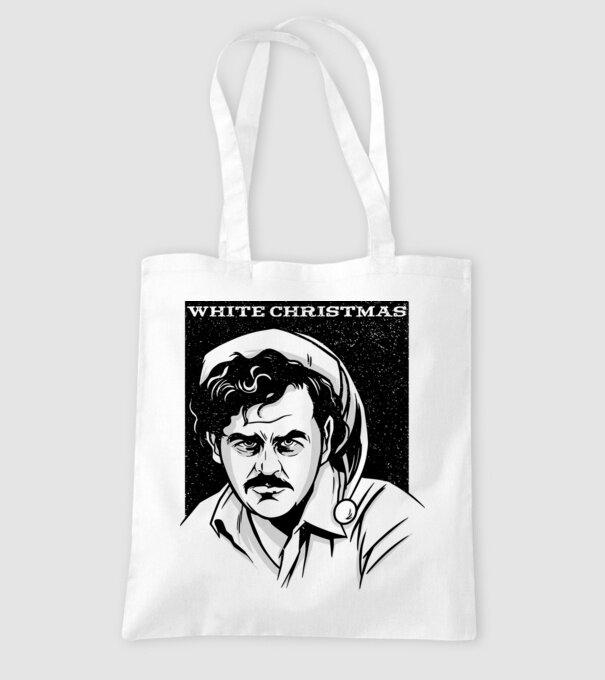 Crăciun alb cu Pablo model alb pe tricou