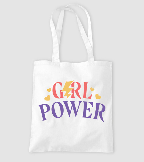 Girl Power Ziua Femeii model alb pe tricou