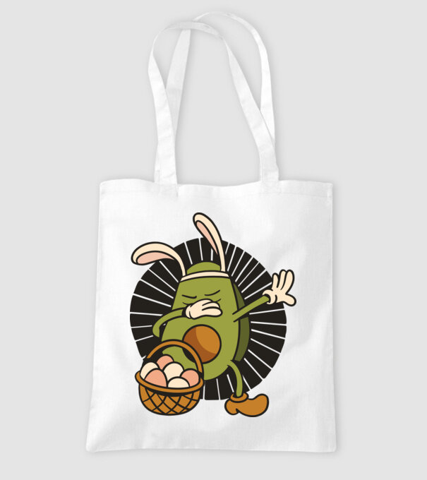 Avocado de Paște DAB model alb pe tricou