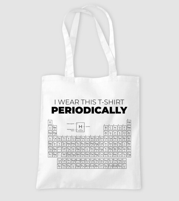 I wear this t-shirt periodically model alb pe tricou