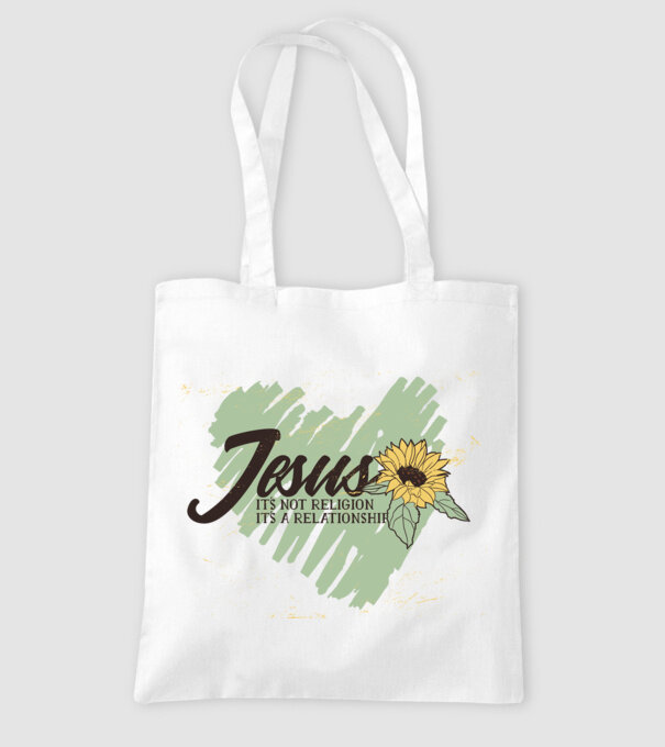 Inima lui Isus - Nu o religie, ci o relație model alb pe tricou