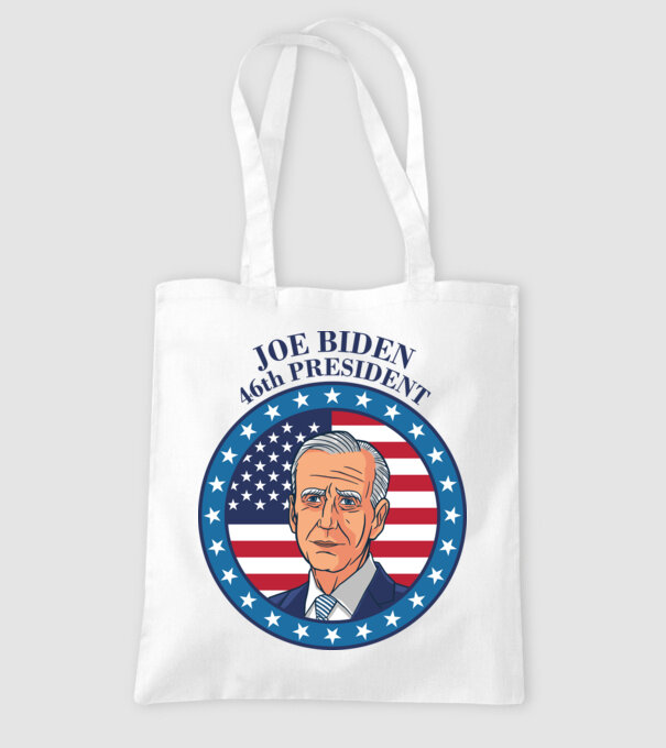 Joe Biden cel de-al 46-lea președinte al SUA model alb pe tricou