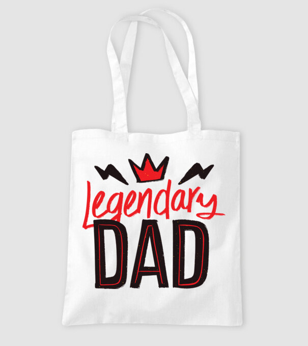 Tată legendar model alb pe tricou